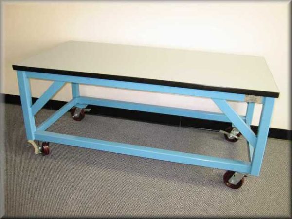 Table Model <span style="color: #800000;"><strong>A-109P-HD</strong></span> - Heavy Duty Flat Top Workbench - Image 2