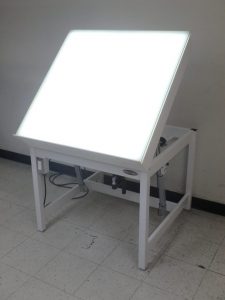 Tilt Top Light Table