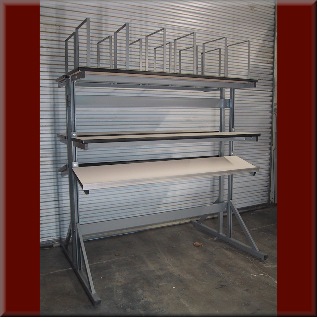 Table Model P-101P – Double-Sided Pack Table (Great for Conveyors)