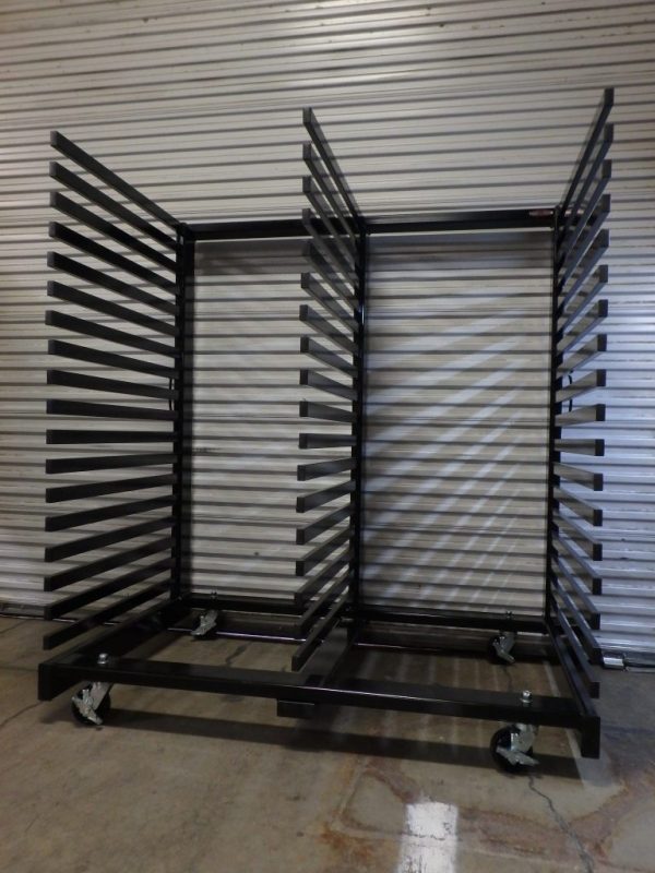 RDM - Horizontal Rack Metal Frame Carts - Model MC-PR-110P