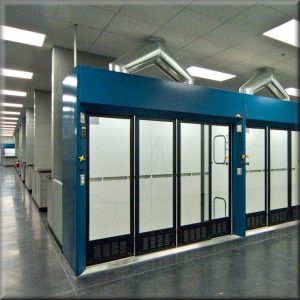 RDM LAB WALK-IN FUME HOOD - DEEP BLUE FINISH