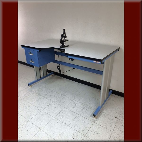 Ergonomic Microscope Table - i-107P-MICRO-BLUE-01