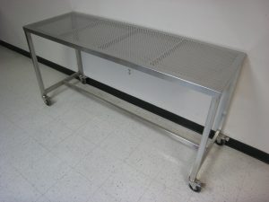 Stainless Steel Cleanroom Cart MC-109P-SS-PERF-01
