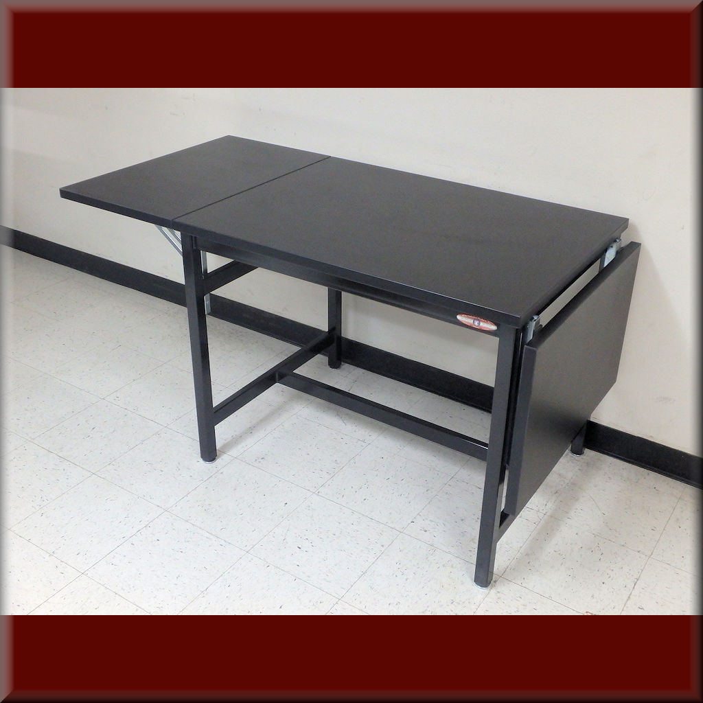 Table Model A-109P-DROP – RDM Flat Top Table with Drop-Leaf Extensions