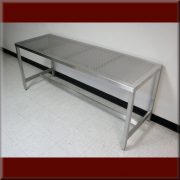 RDM Stainless Steel Table with Perforated Top - A-109P-SS-PERF