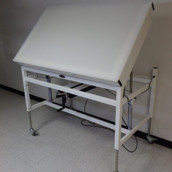 Tilt Top Light Table at RDM Adjustable Height Model A107PLTTILT