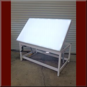 A-107P-LT-TILT-01 Tilt Top Light Table