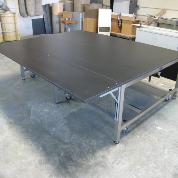 Stainless Steel Ergonomic Lift Table - Model A-107P-SS-CLG-DROP-TRESP