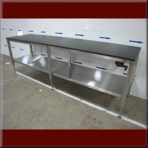 Stainless Steel Ergonomic Lift Table A-107P-SS-CLG-TRESP